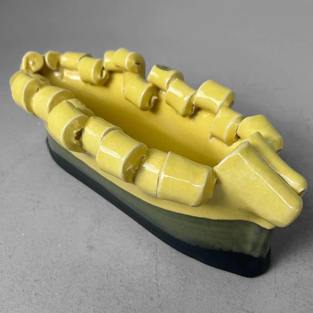 Mid-Century Ceramic Ikebana Centerpiece, Japan, 1950s For Sale - Image 11 of 18