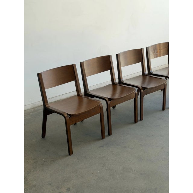 Vintage Thonet Dining Chairs — Set of 4 For Sale - Image 4 of 15