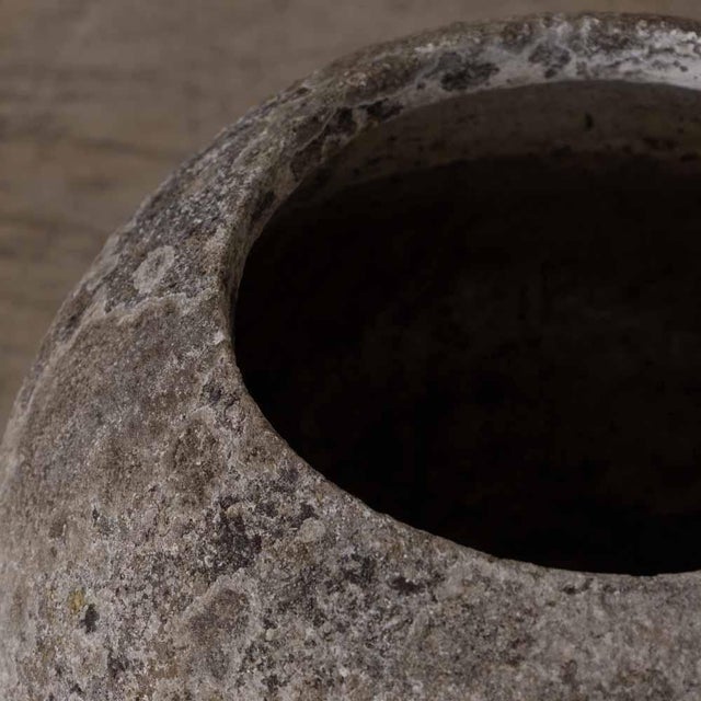 1960s French Concrete Ball Planter, X-Large For Sale - Image 11 of 12