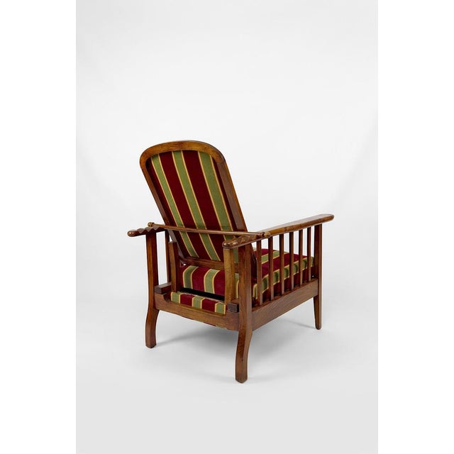 Arts & Crafts Morris Lounge Chair, United Kingdom, 1900s For Sale - Image 10 of 15