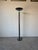 1980s Postmodern Gunmetal and Glass Torchiere Floor Lamp For Sale - Image 11 of 11