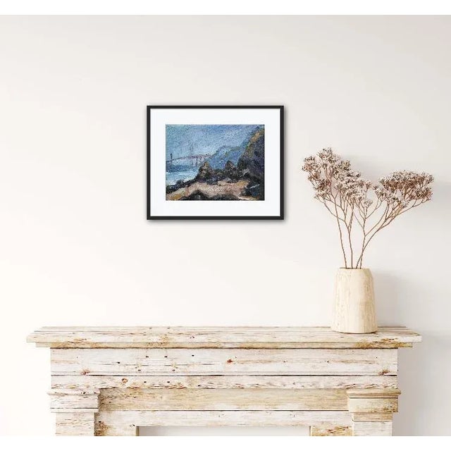 Golden Gate Bridge Modern Impressionist Oil Painting For Sale - Image 9 of 12