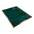 Vintage Brass & Emerald Green Lacquer Serving Tray For Sale