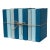 Decorative Books - Gulf Coast Linen Wrapped Book Bundle - 1 Foot of Blue Books For Sale