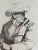American Realist Original Drawing of "Cowboy" Jack" For Sale - Image 3 of 4