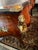 Mid 20th Century Louis XV Style Serpentine Burl Walnut Bureau Plat Desk For Sale - Image 4 of 8