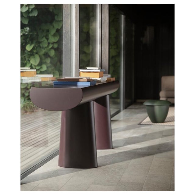 Console Table in Dark Aubergine by Aldo Bakker for Karakter For Sale - Image 17 of 18