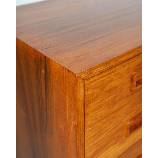 Brown Mid-Century Modern Scandinavian Commode, 1970 For Sale - Image 8 of 10