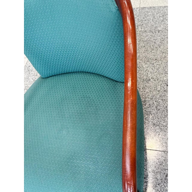 Ward Bennett Bent Wood Armchairs for Brickel Associates - A Pair For Sale - Image 9 of 18