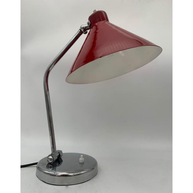 Table lamp in good condition, with redone electrical wiring. Attributed to Sciolari. During the restoration, it was...