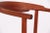 Model PP203 Mahogany and Black Leather Desk Chairs by Hans J. Wegner for PP Møbler, 1970s, Set of 4 For Sale - Image 10 of 15