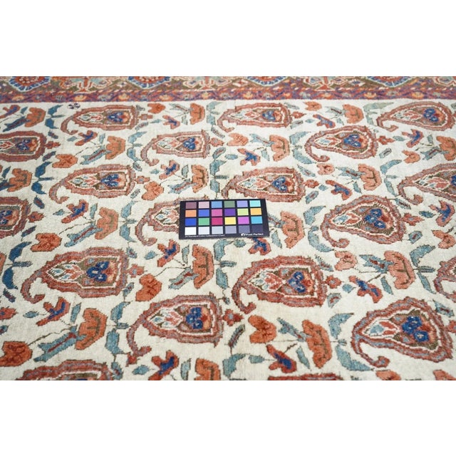 Antique Afshar Rug 4'4'' x 6'1'' For Sale - Image 10 of 11