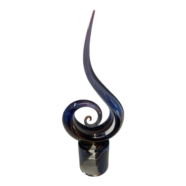 "Nodo" Curl Sculpture From Murano, Italy For Sale