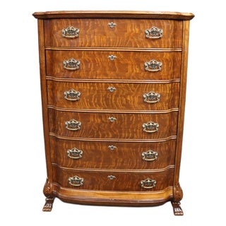 Pulaski Furniture Victorian Revival Quarter-Sawn Oak Gentleman’s Chest For Sale