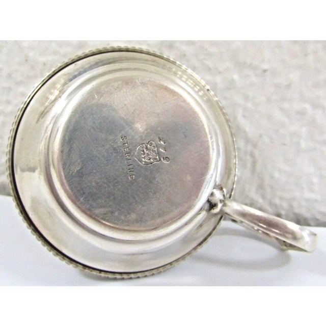 Silver Antique H&d Sterling Silver Mustard Pot For Sale - Image 8 of 9