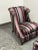 Traditional Baker Furniture Rolled Arm Wing Chair + Ottoman, Set For Sale - Image 3 of 12
