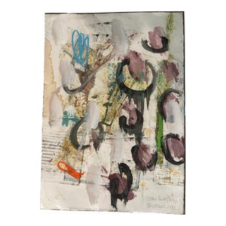 Original John Ross Palmer Skopelos Painting / Monoprint For Sale
