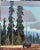 Original John Loughlin 'bison in Yellowstone Park Landscape Oil Painting For Sale - Image 9 of 10