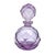 Japanese Irice Cut Glass Perfume Bottle, Purple Alexandrite Tone, 4.75" For Sale - Image 4 of 13