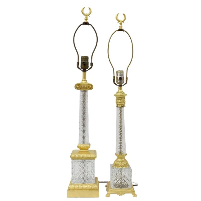 Vintage Loevsky & Loevsky Neoclassical Style Table Lamp For Sale - Image 10 of 11