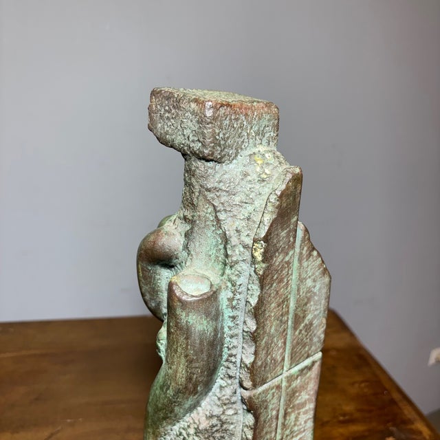 Olive Horst Böhm, Modernist Sculpture Totem, 1983, Bronze For Sale - Image 8 of 18