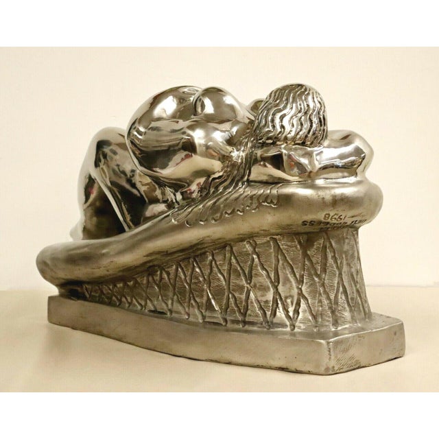 Contemporary Stainless Steel Little Goddess Table Sculpture by Jerry Soble 1990s For Sale - Image 10 of 10