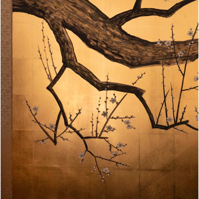 Japanese Two Panel Screen: “Autumn Day in the Year 1931 (Xinwei)” For Sale In New York - Image 6 of 10