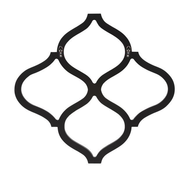Wood Lattice Mirror For Sale - Image 7 of 9
