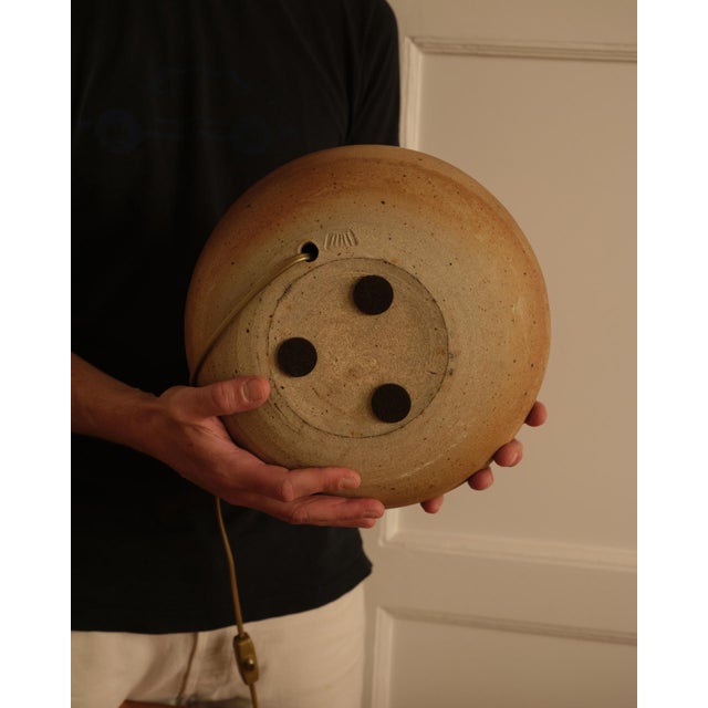 Ceramic Lamp by Pierre Digan for La Borne, 1950s For Sale - Image 3 of 6