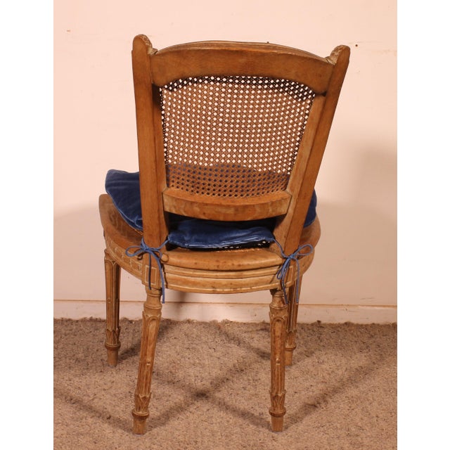 Brown Early 19th Century Directoire Oak Chair For Sale - Image 8 of 14
