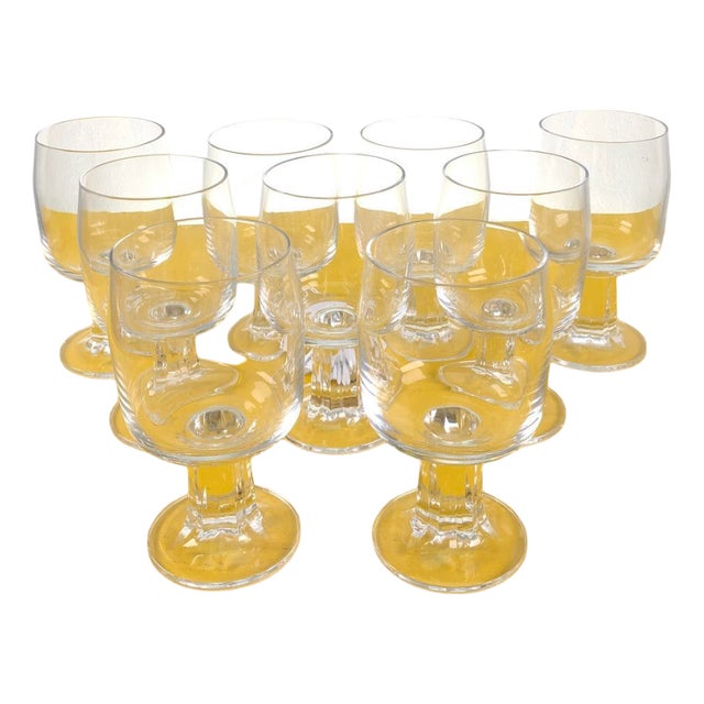 Vintage Crystal Gala Glasses from Spiegelau, Set of 9 For Sale