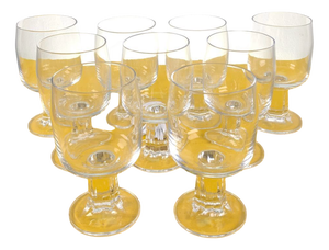 Vintage Crystal Gala Glasses from Spiegelau, Set of 9