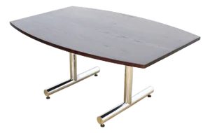 Vintage British Chrome Desk Table by Tim Bates for Pieff Furniture