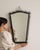 Metal Wrought Iron Wall Mirror, Antique, France, Circa 1970 For Sale - Image 7 of 8