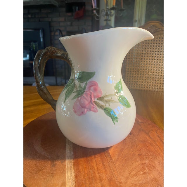 Beautiful vintage Franciscan Desert, Rose, 28 ounce earthenware, pitcher, made in the USA, oven, safe, and color fast, no...