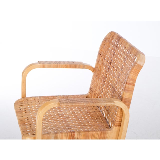 1970s Set of Model 45 Armchairs attributed to Alvar Aalto for Artek, 1970s For Sale - Image 5 of 14