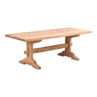 A French Oak Dining Room Table, C. 1960. For Sale