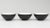 Mid-Century Modern White Krenit Bowls Herbert Krenchel Denmark Mid Century Modern a Set of Three For Sale - Image 3 of 12
