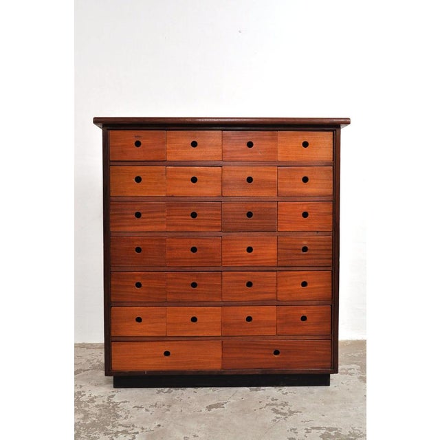 Vintage Mahogany Chest of Drawers, 1930s For Sale - Image 9 of 9