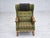 Wood Danish Highback Armchair in Wool & Oak, 1970s For Sale - Image 7 of 18