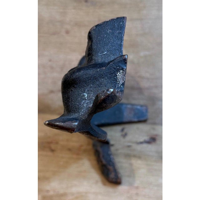 Red Original Painted Iron Scotty Dog Doorstop For Sale - Image 8 of 12