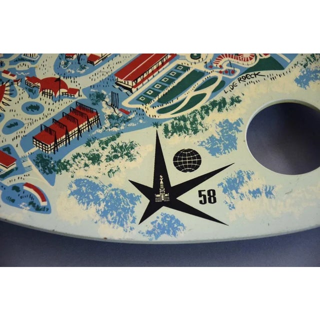 Mid-Century Bruxelles World Expo Side Table, 1958 For Sale - Image 4 of 11