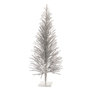 Tinsel Pine Tree 48"H For Sale