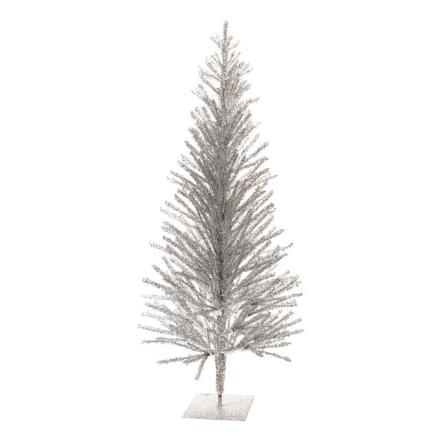 Tinsel Pine Tree 48"H For Sale