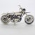 Vintage Italian Silver Motorbike Figurine, 1980s For Sale - Image 4 of 13