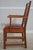 Mission Set of 6 Mission Style Leather Seat Dining Chairs For Sale - Image 3 of 18