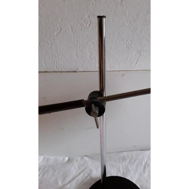Adjustable Table Lamp with Chromed Metal Frame, 1970s For Sale - Image 4 of 7