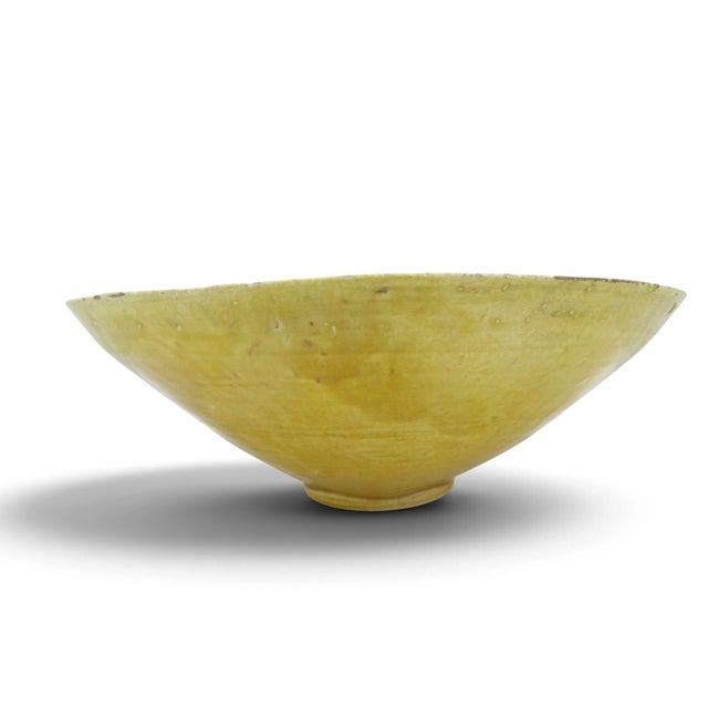 19th Century Chinese Ming Hongzhi Style Dragon & Phoenix Delicate Imperial Yellow Bowl For Sale - Image 5 of 15