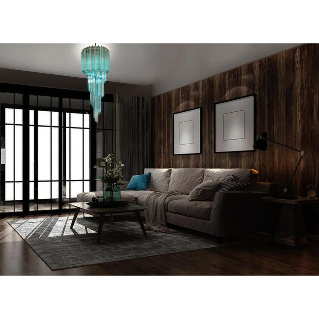 Murano Prism Chandelier, 1990s For Sale - Image 4 of 18