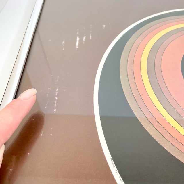 Mid-Century Modern Vintage John Luke Eastman Signed Framed Matted 1974 “i Rescue All” For Sale - Image 3 of 12